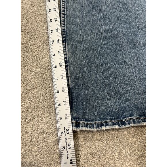 Vintage Silver Jeans Mens Size 30/35 Blue Denim Y2K Matrix Bootcut Medium Wash - Picture 4 of 12